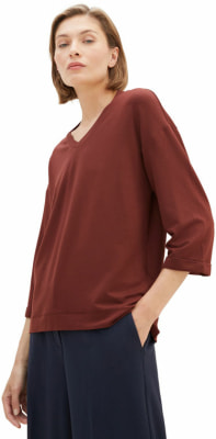 Tom Tailor TOM TAILOR Sleeky V-Neck női póló