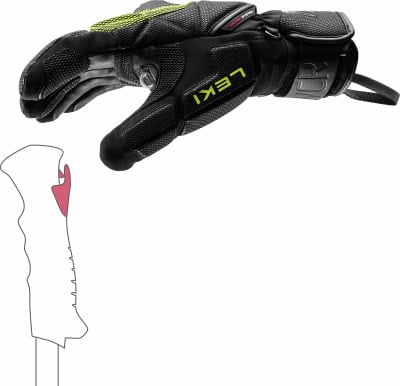 Leki WCR Coach 3D Skihandschuhe