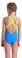 G Tales Swimsuit V-Back, Dívčí plavky 80% PA, 20% EA