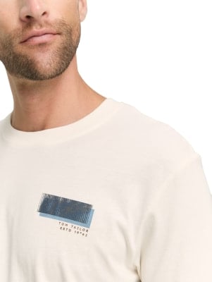 Tom Tailor Printed S-Shirt férfi póló Tom Tailor Printed S-Shirt férfi póló