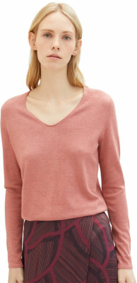 Tom Tailor Basic V-Neck női pulóver