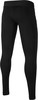 Schwarze lange Leggings mit gepolsterter Seitenpartie am Oberschenkel.