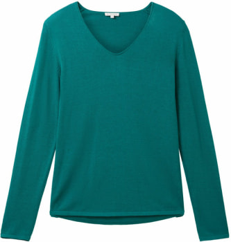 Tom Tailor Basic V-Neck női pulóver