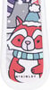 Ein niedlicher Cartoon-Waschbär in Winterkleidung mit McKinley-Schriftzug.
