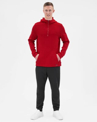 Jako Pro Casual Hoodie mit Halfzip