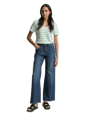 Tom Tailor TOM TAILOR V-Neck Slub Női póló