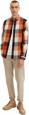 Tom Tailor Checked Shirt férfi ing Tom Tailor Checked Shirt férfi ing