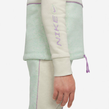 Nike FLC LS MOCK TOP, dievčenská mikina