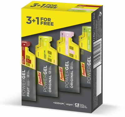 Powerbar PowerGel 3 + 1 Multipack Trinkbeutel Powerbar PowerGel 3 + 1 Multipack Trinkbeutel