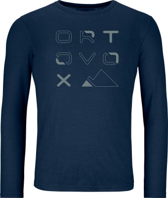 Ortovox 185 Merino Brand Outline Langarmshirt