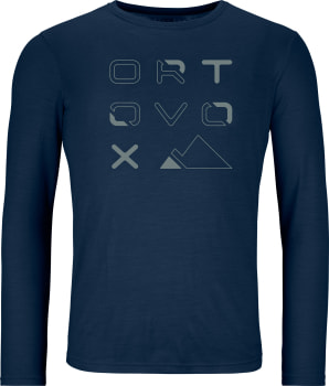 Ortovox 185 Merino Brand Outline Langarmshirt