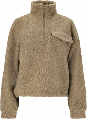 Athlecia Florrie W Sherpa Sweatshirt m.half Zipp langarm