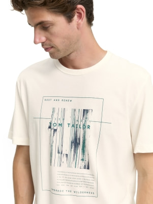 Tom Tailor Printed férfi póló