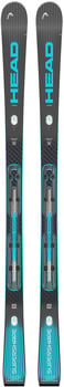HEAD Supershape Ski mit modernem Design und blauen Details.