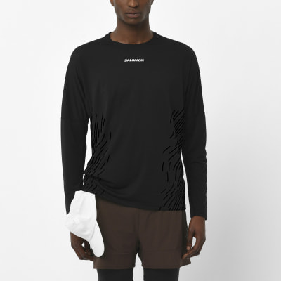 Salomon Sense Aero Graphic langarm Laufshirt