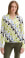 V-Neck AlloverPrint női hosszúujjú felső