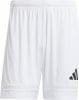 Weiße Adidas Herrenshorts mit seitlichem Logo.