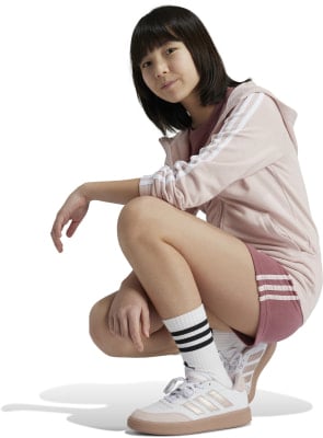adidas G ESS 3S FZ HD Lány kapucnis felső