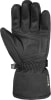 Schwarze Handschuhe mit Leder- und Textilakzenten und GORE-TEX-Logo.