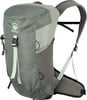 Grauer Kohla Active 15L Rucksack mit Logo und Trägern.