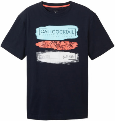 Tom Tailor TOM TAILOR Printed T-Shirt Férfi póló
