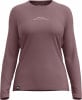 Damen Langarmshirt mit Bergmotiv und Logoaufdruck.