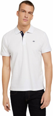 Tom Tailor Basic férfi galléros póló