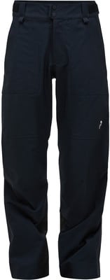 Dunkelblaue Outdoorhose mit Logo an der Seite. Dunkelblaue Outdoorhose mit Logo an der Seite.