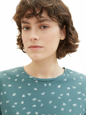 Tom Tailor TOM TAILOR Crew Neck Print Női póló