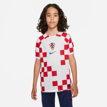 CRO StadiumYJersey Hom e Fußballtrikot Kroatien Heim