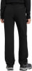 Schwarze Damenhose mit Cargotasche und schmal zulaufendem Bein.
