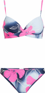 Sarina Painted Flower Softcup Bikini-Set