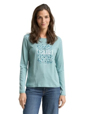 Tom Tailor Crew Neck női hosszú ujjú póló Tom Tailor Crew Neck női hosszú ujjú póló