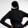 Swoosh Cropped Hoodie női kapucnis felső