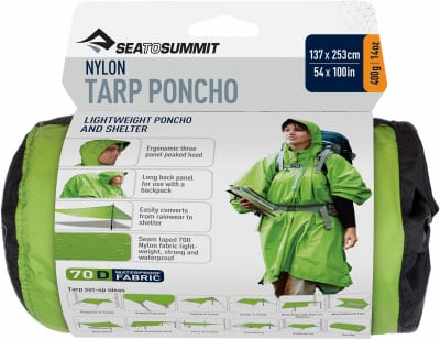 Sea to Summit Nylon Regenponcho und Tarp