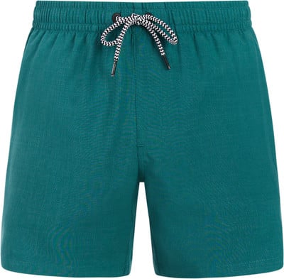 Grüne Herrenshorts mit elastischem Bund und Kordelzug. Grüne Herrenshorts mit elastischem Bund und Kordelzug.