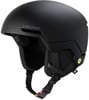 Schwarzer HEAD Skihelm mit Mips-Technologie und verstellbarem Gurt.