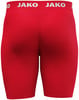 Rote Shorts mit weißem JAKO-Logo auf dem Bund.