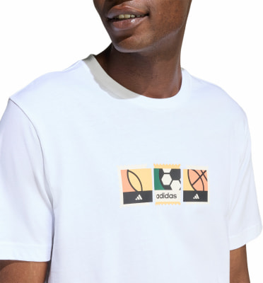 adidas M MOS STAMPS T T-Shirt 100%BW
