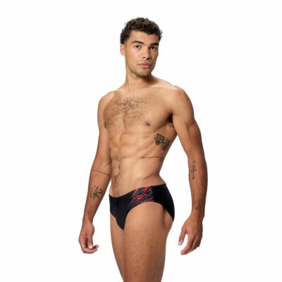 Speedo Pán. plavky Medely Logo Brief 7CM 80% rec. NY/20% EA