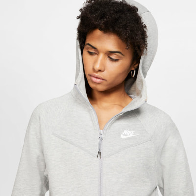 Nike NSW TCH FLC WR HD FZ női kapucnis felső