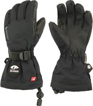 Schwarze Skihandschuhe mit GORE-TEX und Eska Logo.
