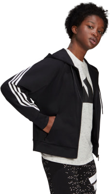 adidas Sportswear Wrapped 3-Streifen Kapuzenjacke