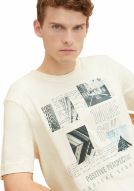 TOM TAILOR Printed férfi póló