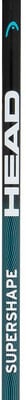 HEAD SUPERSHAPE Ski mit HEAD-Logo und blauer Grafik. HEAD SUPERSHAPE Ski mit HEAD-Logo und blauer Grafik.