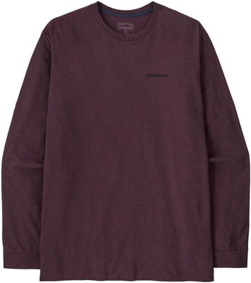 Patagonia Langarmshirt in Weinrot mit Logo auf der Brust. Patagonia Langarmshirt in Weinrot mit Logo auf der Brust.