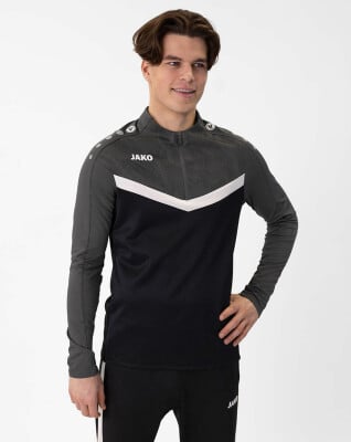 Jako Iconic Langarmshirt mit Halfzip