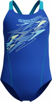 Speedo MEDLEY LOGO MDLT JF BLK/RED-Schwimmer 80% rec. PA, 20% EL