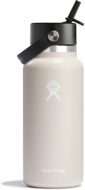 32 oz Wide Mouth Flex Straw Cap Thermosflasche