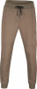 Braune Herren-Jogginghose mit Tasche und Kordelzug.